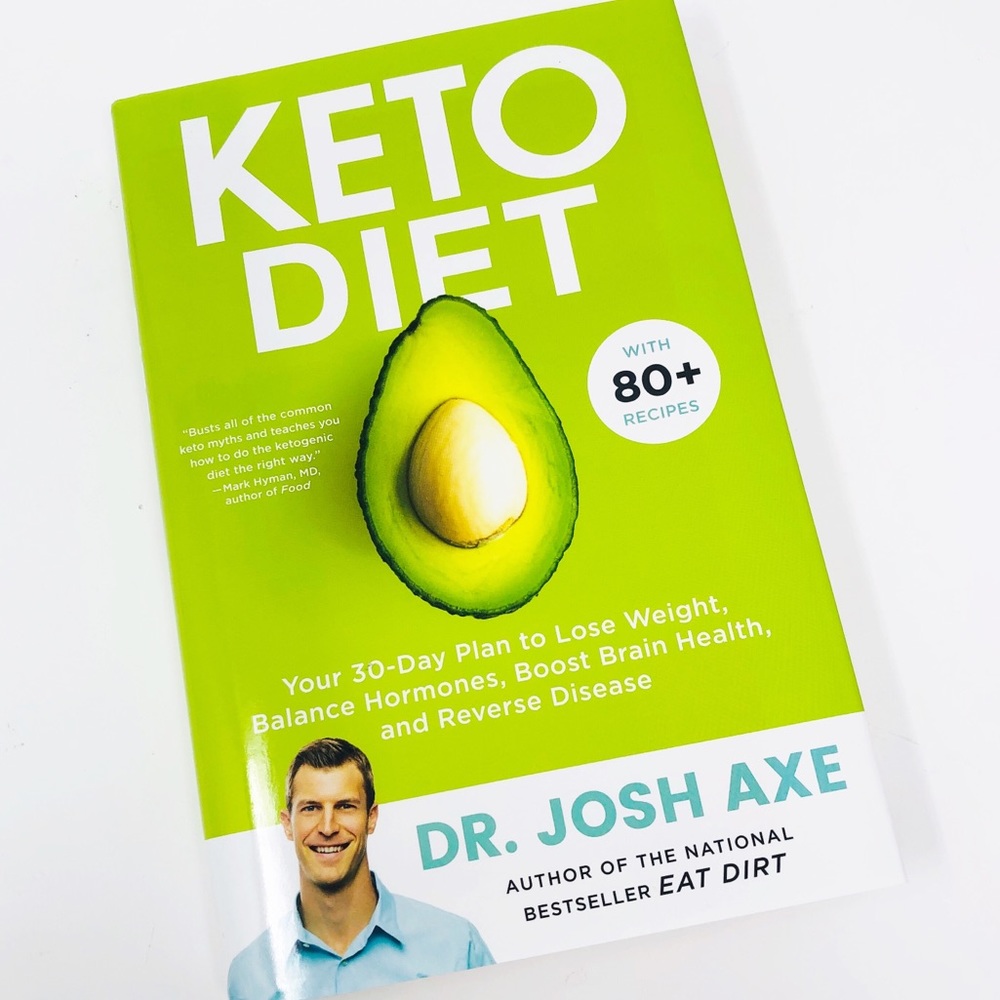NEW Keto 30 Day Diet Dr Josh Axe Hardcover Book